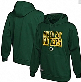 Men's Green Bay Packers New Era Green School of Hard Knocks Pullover Hoodie,baseball caps,new era cap wholesale,wholesale hats